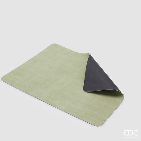 EDG Enzo De Gasperi Tovaglietta Bicolore Rettangolare 46 x 35 Cm Sage