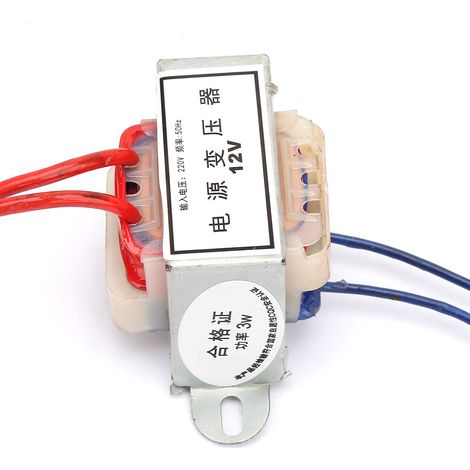 Ausgangsspannung AC 12V/24V, 3W Eingangsleistung 220V 50Hz, Einzeltransformator (12V) (1/5)