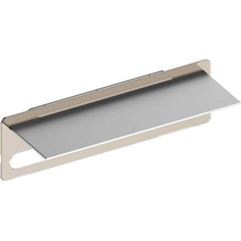 Keuco Edition 400 - Mensola con portasciugamani, lunghezza 60 cm, color argento/cashmere 11575170018 (1/3)
