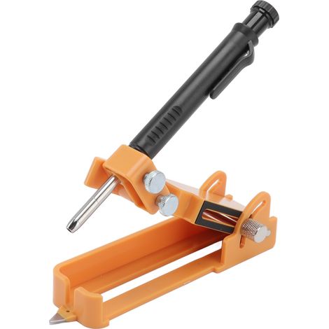 Gelber Multifunktions-Holzmarker, vielseitiges Markierungswerkzeug für die Holzbearbeitung. (1/5)