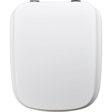 Si Dolomite EM804 Abattant WC en MDF, blanc brillant, 44 x 36 x 4 cm (1/5)