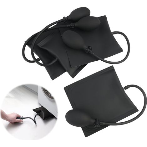 4 Pièces Coussins de Levage et Montage, Capacité de Charge jusqu'à 150kg, Coussins Gonflables pour Installation de Portes, Fenêtres et Réparation Automobile, Outils de Montage Polyvalents (1/5)