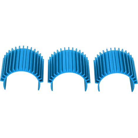 ailerons de refroidissement pour moteur sans balais en 370 voiture WPL C14 RC 2 Lot de 3 Aluminium (1/5)