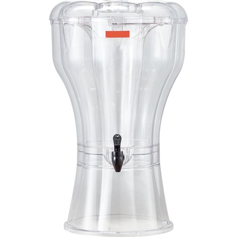 Distributeur de boissons 13L, fontaine à jus en plastique avec robinet anti-goutte, pour thé glacé limonade eau, idéal restaurants hôtels fêtes (1/5)