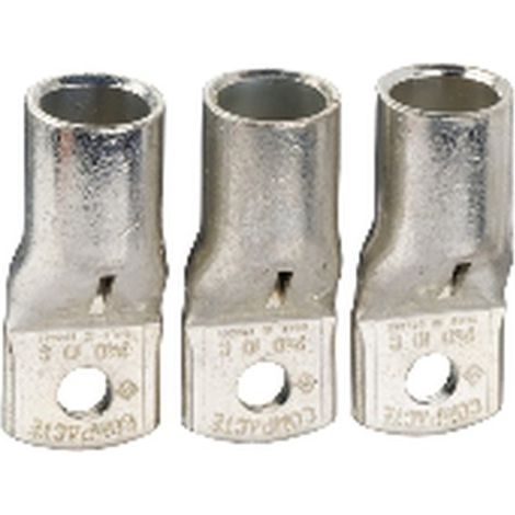 3 terminais para cabos de cobre 120mm2 + separador de fases (NSX100/250 INV/INS) - LV429252