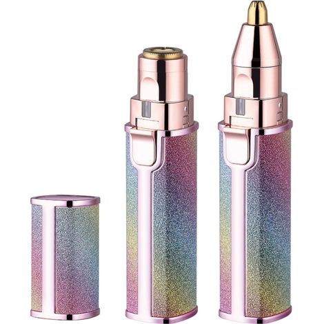 Tondeuse à poils/sourcils rechargeable 2 en 1 (1/4)