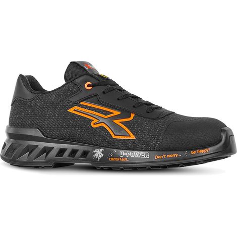 Zapatos de seguridad U-Power Bruce S1P SRC ESD - 42 (EU) - Nero
