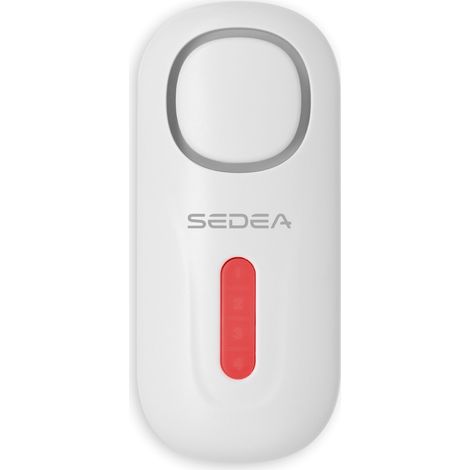 Sedea – Centrale d'alarme sans fil avec sirène 105 dB – Alimentation par 2 piles AA – Portée 100m – Installation rapide et facile (1/4)