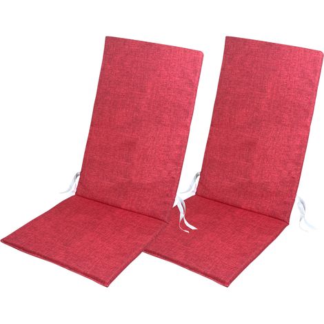 Cuscino Universale Imbottito Per Sedia Sdraio Relax Bordeaux - 1 Cuscino (1/5)