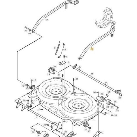 ORIGINAL STIGA LINKER PLATTEN-HEBEARM – 1134-4324-01