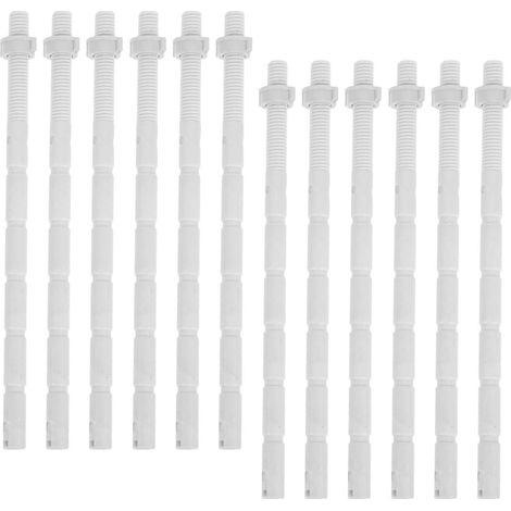 Lot de 12 Tiges à Bouton-poussoir pour Toilettes (1/5)