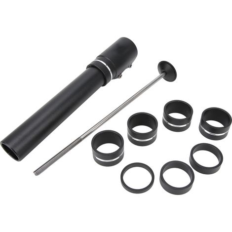 ENLEE Kit rehausseur de potence vélo, rallonge de fourche en aluminium alliage, adaptateur guidon pour VTT 210mm (1/5)