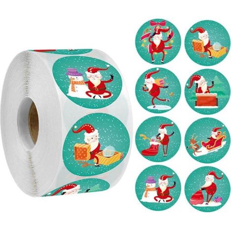 Autocollants de Noël pour Fenêtre - Décorations Festives Réutilisables (1/4)