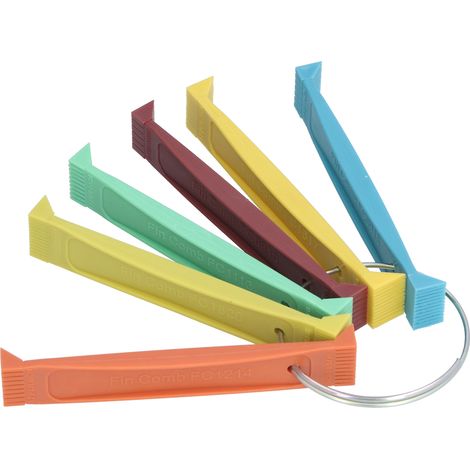 Kit de Nettoyage pour Condenseur de Climatiseur avec Brosse en ABS et Peigne FCR6 (1/5)