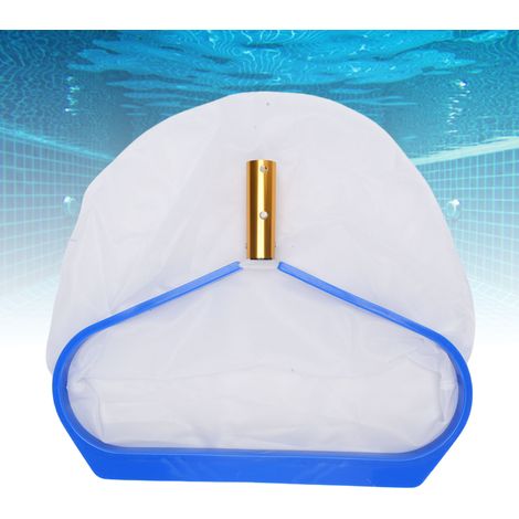 Épuisette de Piscine Haute Densité avec Sac en Filet Fin et Panier - Cadre en Aluminium - Dimensions 38x21x9cm - Pour Débris fins dans Jardins, Bassins (1/5)