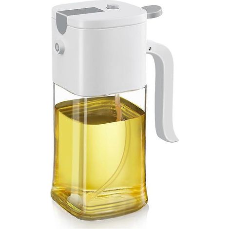 Vaporisateur d'huile d'olive 2 en 1 500 ml (16,9 oz) - Distributeur d'huile d'olive 2 en 1, accessoire de cuisine compatible avec les friteuses à air chaud (1/5)