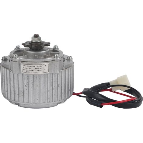 450-W-24-V-Gleichstrom-Elektromotor mit Bürsten und Metallgetriebe für DIY-Fahrräder und individuelle Projekte (1/5)