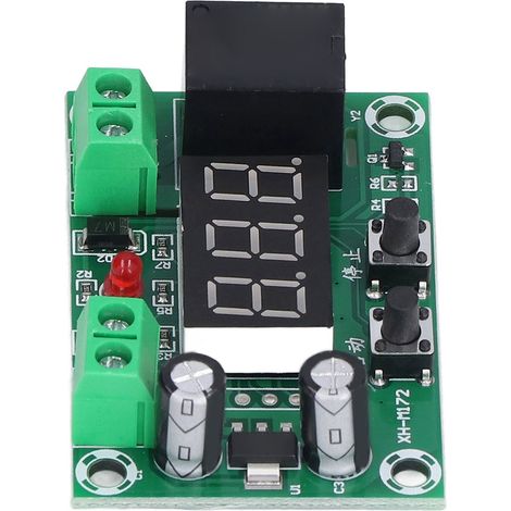 Module de temporisation XHM172 0999 minutes avec voyants lumineux, module de travail intermittent pour automatismes (1/5)