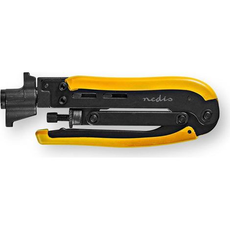 Nedis CSGG49530YE pinza de crimpar amarillo y negro