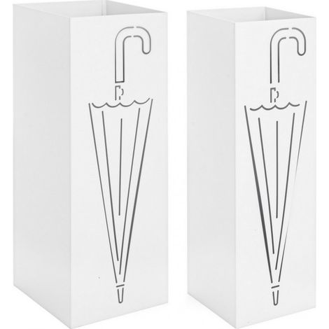 SET 2 PORTA OMBRELLO DRIZZLE BIANCO Z01BIZZOTTO (1/2)