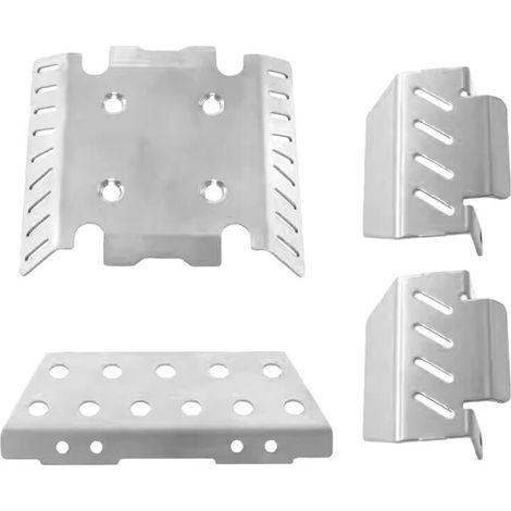 Kit de chasis metálico + kit de cubierta de eje para piezas de coche RC 1/8 MJX Allrock 1/8 H8h V1v2