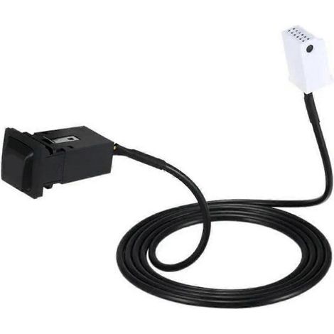 Cordon audio avec prise de courant et interrupteur pour B6 B7, 140 cm / 55,12 pouces (1/4)