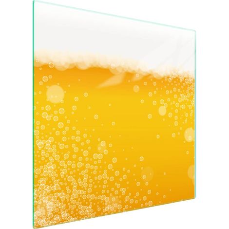 Protezione in vetro per piano cottura 50x52 Birra (1/5)