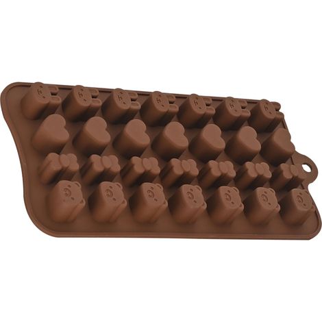 Moule en silicone pour chocolat, cœur, pudding, gelée, glaçons, lettres Halloween, bonbons, glaçons de cuisson CC-090 (1/3)