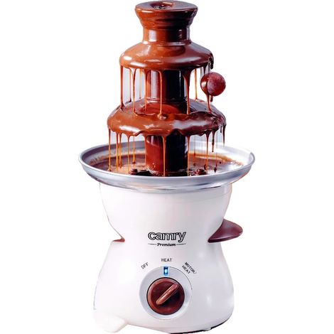 Fuente de chocolate, 190 W, capacidad de 0,5 L, plástico resistente al calor, fácil de usar, ideal para fiestas. (1/5)