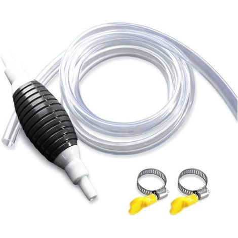 Pompe à eau à ventouse liquide multifonction pompe à huile pompe à Siphon de transfert de carburant liquide pour essence Diesel avec tuyau de Siphon de 2M (1/5)