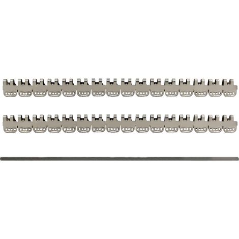 2pcs Agrafe pour bande transporteuse jonction de convoyeur attache de courroie transporteuse pour caoutchouc et PVC fixation rapide pour industriel (100mmL W28mm T9.5mm pour ceinture 5-7mm) (1/5)