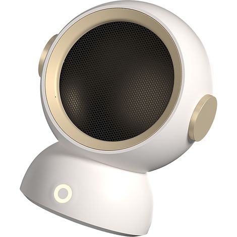 Chauffage soufflant portable, silencieux, à chauffage rapide, mini chauffage d'appoint, prise UE 220 V, blanc, idéal pour le bureau ou la table.