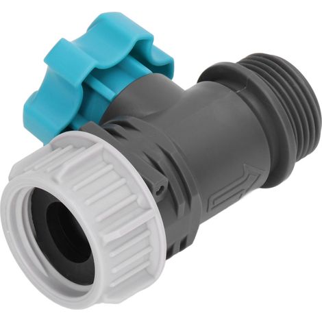 Vanne à bille de régulation G3/4 à fonctionnement flexible. Prise ferme pour assurer un réglage précis de la pulvérisation. Vanne à bille de réglage pour l'irrigation de jardin. (1/5)