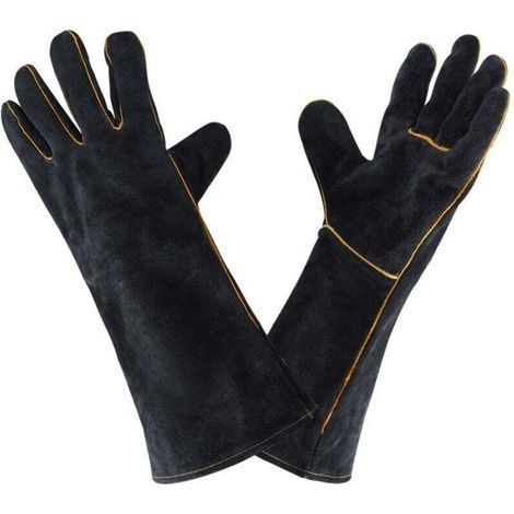 Gants de soudage en cuir 932 ° F, gant de soudage de cuisine à haute température pour le travail barbecue four jardinage 40 cm › Sécurité › Équipements et matériel de sécurité › Gants › (1/5)