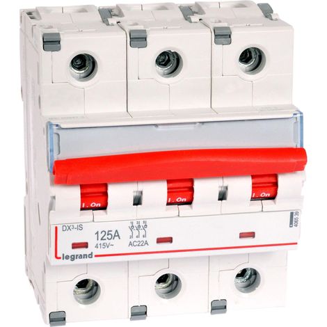 Legrand Isoliertrennschalter FRX 403 rot 125A