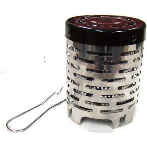 Chauffage de tente de camping/pêche en acier inoxydable pour outils de plein air, isolation thermique, réchaud portable (1/5)