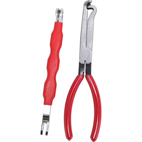 Outil de retrait de connecteurs de fils (2 pièces) : pince de déconnexion et de séparation des bornes électriques pour la réparation des bouchons de conduite de carburant automobile (1/5)