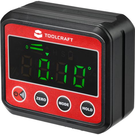 TOOLCRAFT TO-7308984 Digitale Wasserwaage mit Magnet 68.4 mm 360 ° 0.1 (1/5)