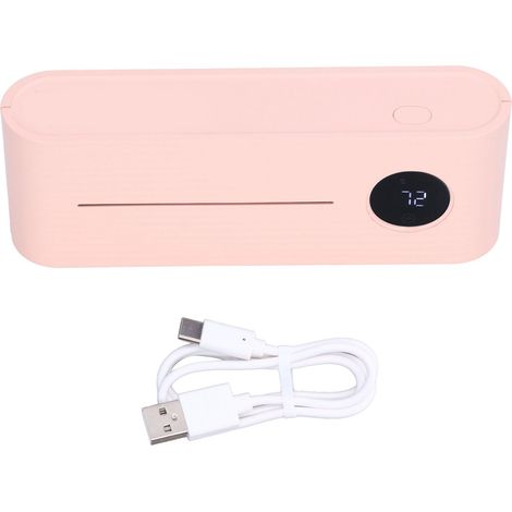 Support mural UV pour brosse à dents électrique, séchage à air, support sans perçage, charge USB, rose, pour famille