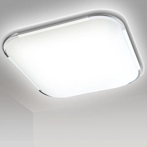 SWANEW 24 W Luci a soffitto a soffitto LED LIMINE BIANCO CREDDO 6000K-6500K Lampada del soffitto Lampada da letto Lampada soggiorno Lampada per bambini lampada per bambini IP44 Waterproof [Energy Clas (1/5)