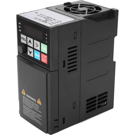 Convertisseur de fréquence Variateur MS500-2S-2.2G Monophasé 220V vers Triphasé 2.2kW 10A Affichage numérique (1/4)