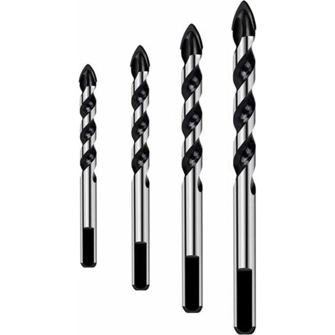 [NON UTILIZZATO] Set di 7 punte per piastrelle, vetro, cemento, pietra, mattoni, ceramica e specchi (3 mm 4 mm 5 mm 6 mm 8 mm 10 mm 12 mm)
