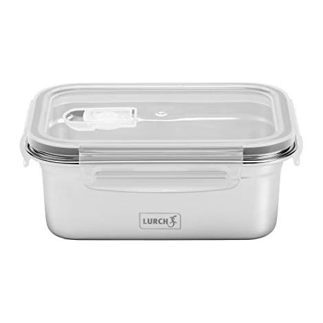 Contenitore per alimenti Lurch, acciaio inossidabile/plastica, 0,8 L (1/4)