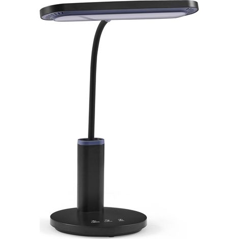 LED Schreibtischlampe Lumanova D4 8W schwarz hjh OFFICE (1/5)