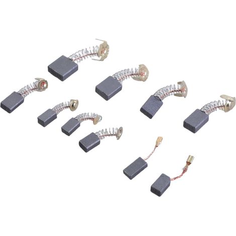 Lot de 80 balais de charbon pour moteur électrique, 10 modèles différents, adaptés pour l'entretien des moteurs de balais, accessoires d'outils électriques (1/5)