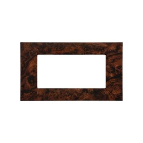 PLAQUE 4 POS.RONCE DE NOYER SYSTEM VIRNA GEWISS GW22274