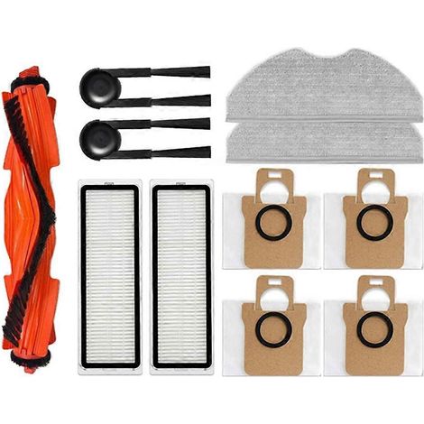 Accessoires pour aspirateur robot Xiaomi H40 / OV51 : brosse principale, lingette de nettoyage, filtre HEPA, sac à poussière, pièces de rechange (1/5)