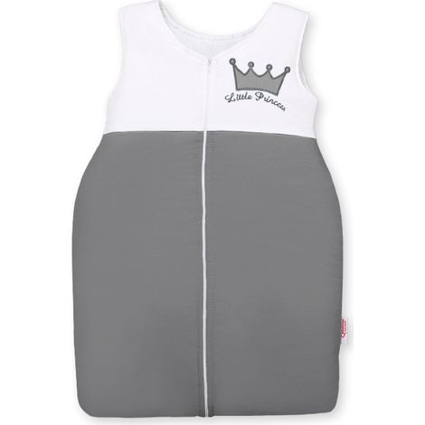 Saco de dormir de algodón Little Princess para niños de 6 a 12 meses, TOG 2.5, aislante para todo el año, color antracita. (1/4)