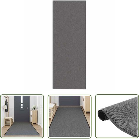 vidaXL Fußmatte Anthrazit 115x300 cm