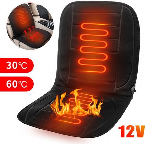 Beheizbarer Autositzbezug, universelle 12V-Heizmatte, 2 Heizstufen. (1/5)